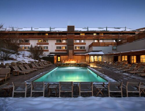 Highline Vail Hotel Pool Winter