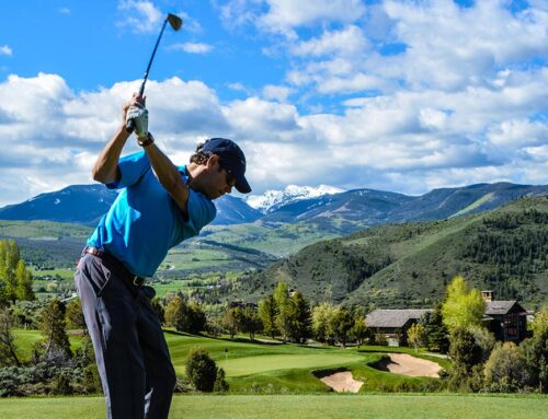 Vail Lifestyle Man Golfing