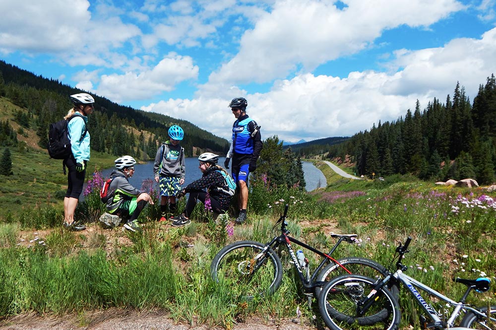 Vail Lifestyle Mountain Biking Family